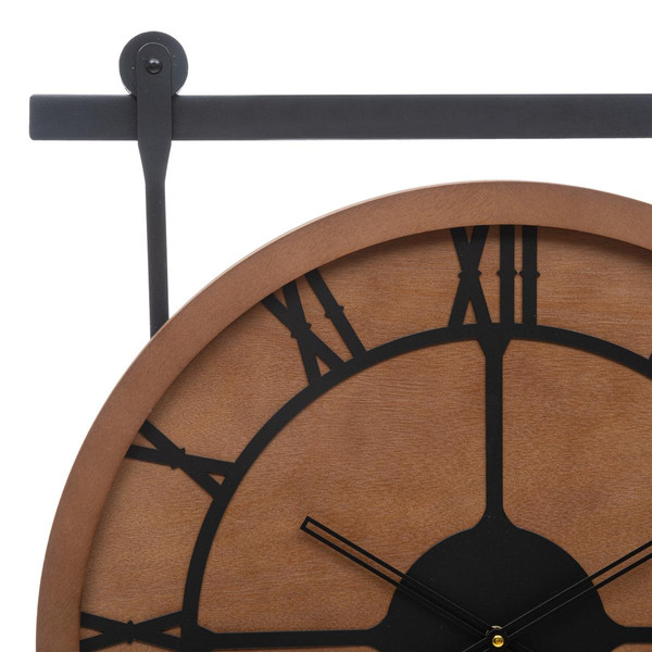 Horloge "Loris" en bois et métal  3S. x Home
