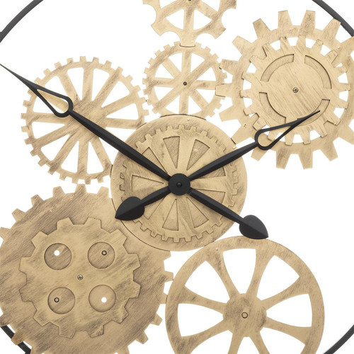 Horloge mécanique "Isae" en métal D90cm 3S. x Home