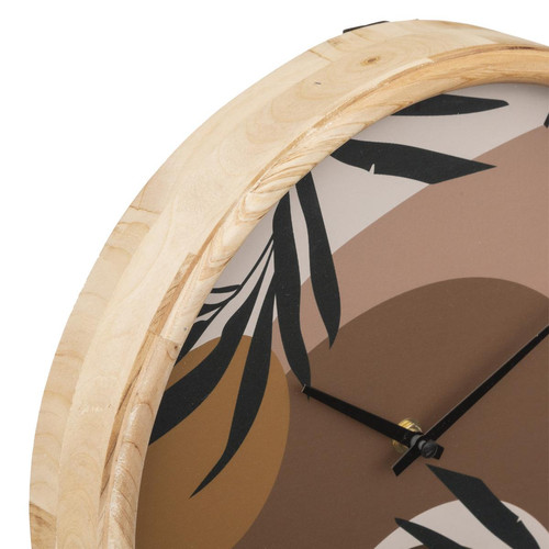 Horloge "Nila"  D30cm en bois Beige 3S. x Home Meuble & Déco