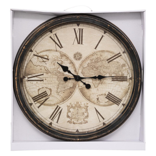 3S. x Home - Horloge Plastique Monde D 51,5 Tomy - Horloges Design