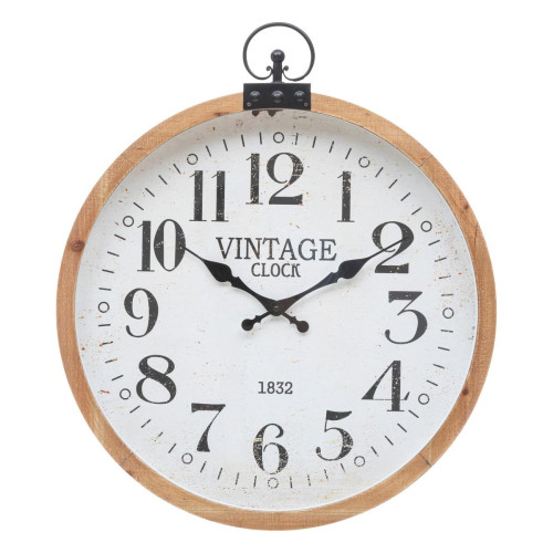 3S. x Home - Horloge en bois et métal  - Horloges Design