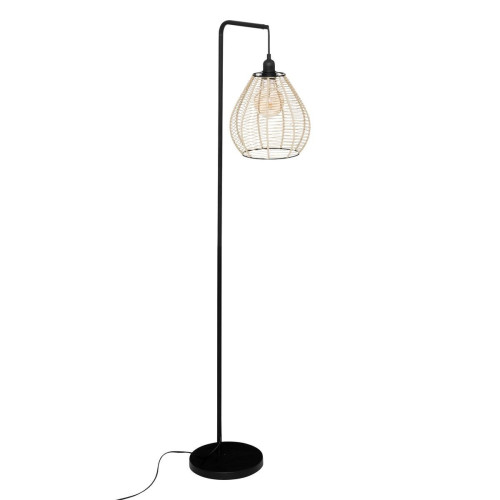 3S. x Home - Lampadaire arc "Delia" en métal H149,5cm - Lampe Design à poser