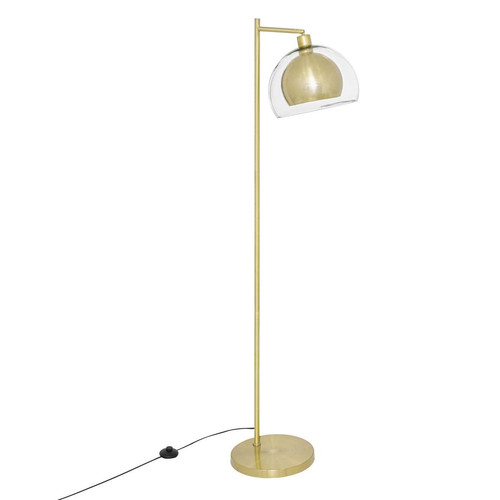 3S. x Home - Lampadaire "Rivi", métal, doré, H157 cm - Lampe Design à poser