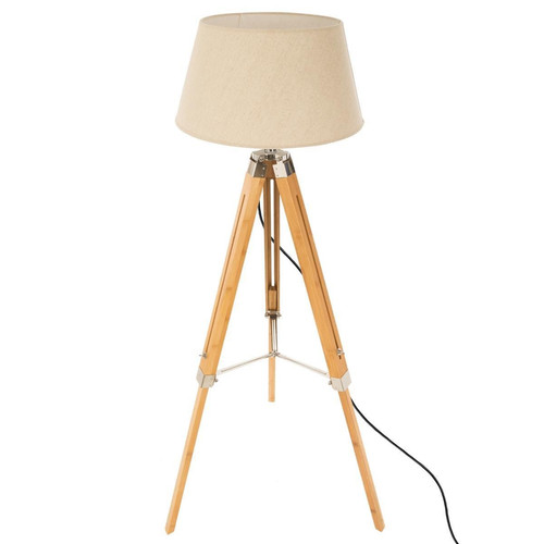 3S. x Home - Lampadaire trépied runo bambou H146 - Lampes et luminaires Design