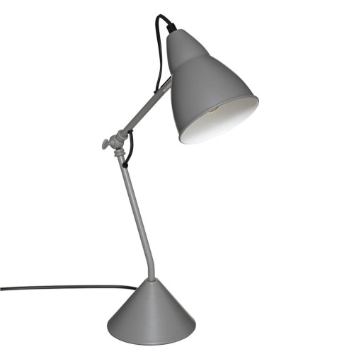 3S. x Home - Lampe Arc Aude Gris H 62 - Lampe Design à poser