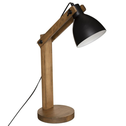 3S. x Home - Lampe Arc Cuba Noir H 56 - Lampe Design à poser