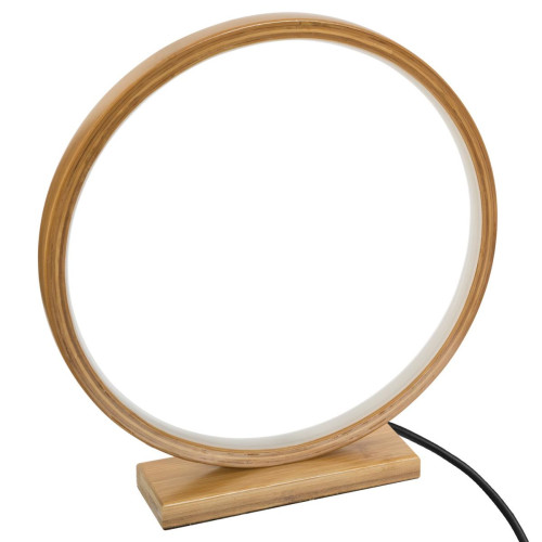 3S. x Home - Lampe Bambou Ronde Led - Lampe Design à poser