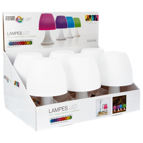3S. x Home - Lampe blanche LED Dokk H27 