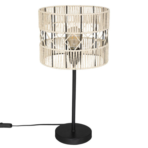 3S. x Home - Lampe "Caly", métal, noir, H47 cm - Lampe Design à poser