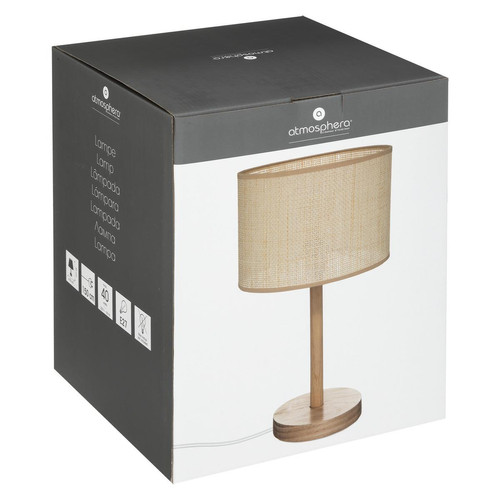 3S. x Home - Lampe droite Della, pin, H42 cm - Lampe Design