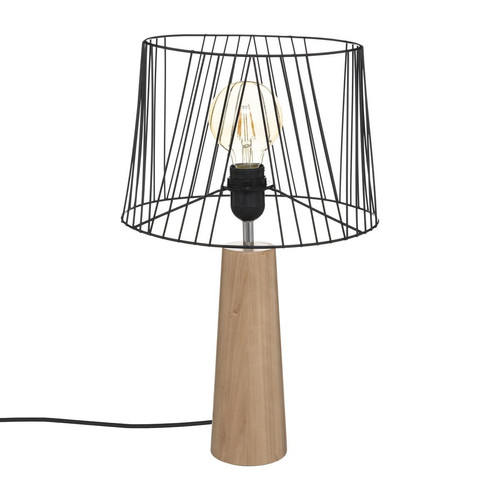3S. x Home - Lampe droite "Joe" noir h46cm - Lampes et luminaires Design