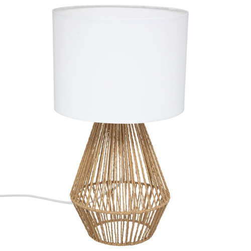 3S. x Home - Lampe droite "Lila" naturel H40cm - Lampe Design à poser