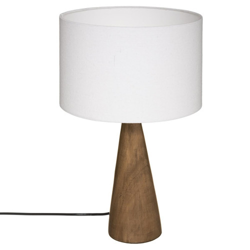 3S. x Home - Lampe DRT Aina Blanc H 46 - Lampe Design à poser