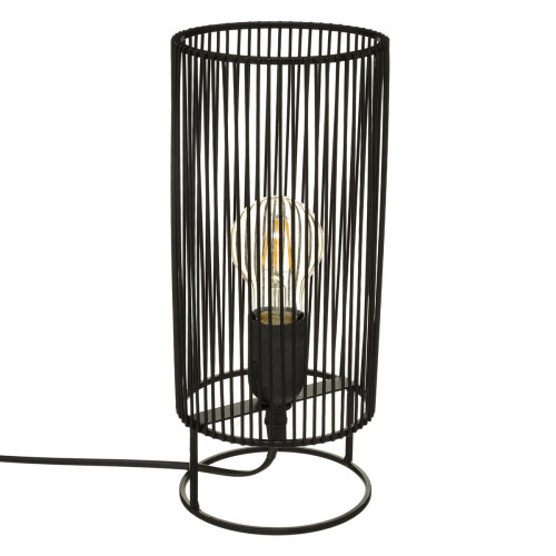 3S. x Home - Lampe  "Nora" H30 noir - La Déco Design