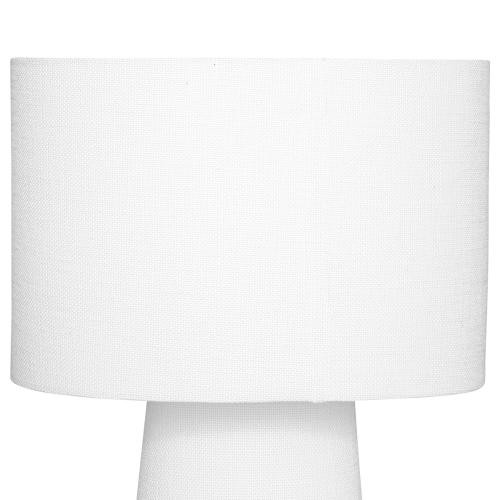 Lampe à poser design en tissu "Eira" blanc 3S. x Home