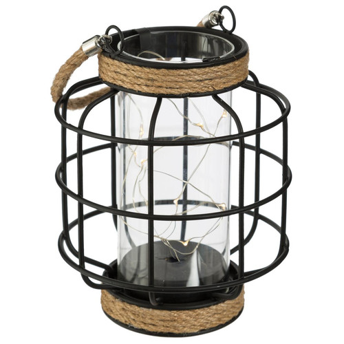 3S. x Home - Lanterne en Métal, Fil Microled - Lampes et luminaires Design
