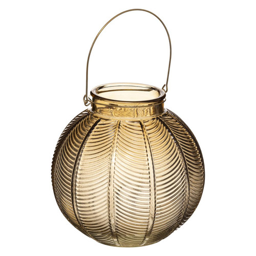 Lanterne "Palmier" D20 en verre jaune  3S. x Home Meuble & Déco