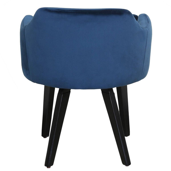 Lot de 20 chaises / fauteuils Gybson Velours Bleu Chaise