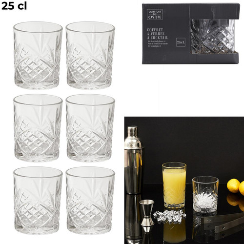3S. x Home - Lot De 6 Verres Cocktail 34cl M2 - Arts De La Table Design