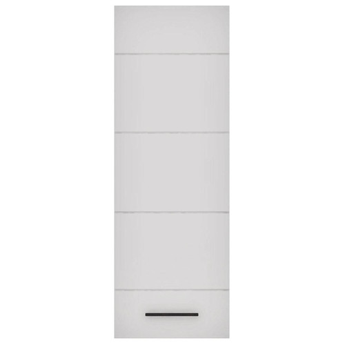 3S. x Home - Meuble à étagères avec porte L38xH110cm Blanc brillant - Buffet Et Bahut Et Vaisselier Design Design