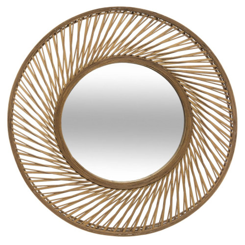 3S. x Home - Miroir Bambou Spirale D72 - Miroirs