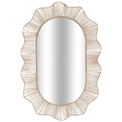 3S. x Home - Miroir Corde Noemie Beige - Miroirs Design