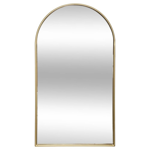 3S. x Home - Miroir "Joyce" métal doré  60x106cm - Meuble Et Déco Design