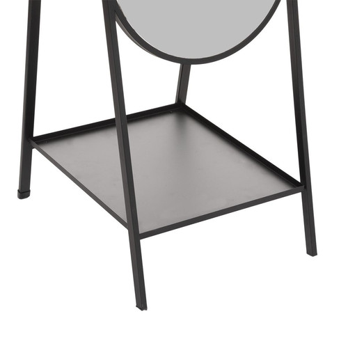 Miroir pied "Ninon" H160 noir en métal 3S. x Home