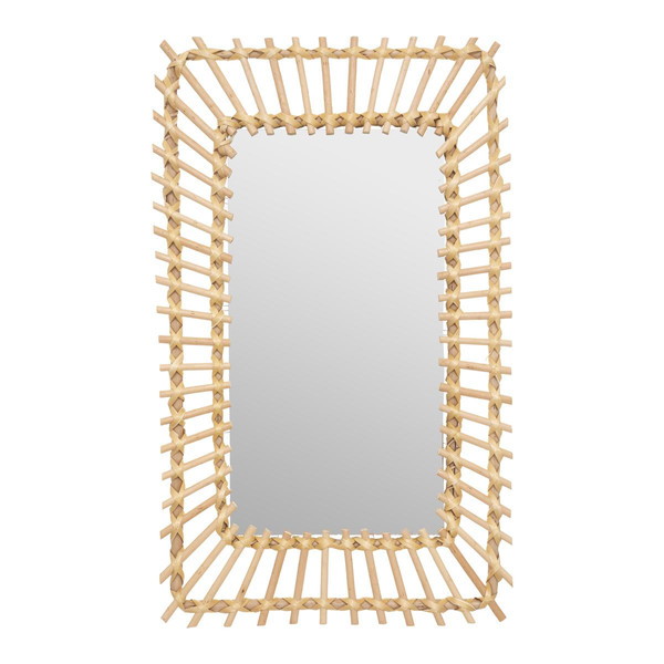Miroir Rotin rectangulaire 35X58cm 3S. x Home Meuble & Déco
