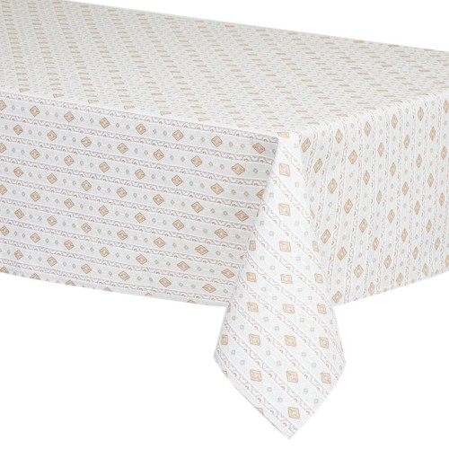 3S. x Home - Nappe, coton, 250x150 cm, beige - Linge de table