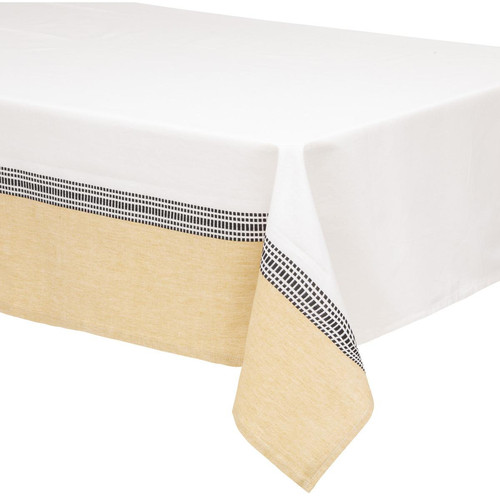 3S. x Home - Nappe "Dolly", coton, bicolore, 250x150 cm - Linge de table