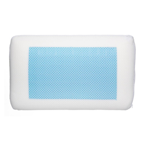 3S. x Home - Oreiller mémoire de forme gel 50x30 cm  - Accessoires de salle de bain