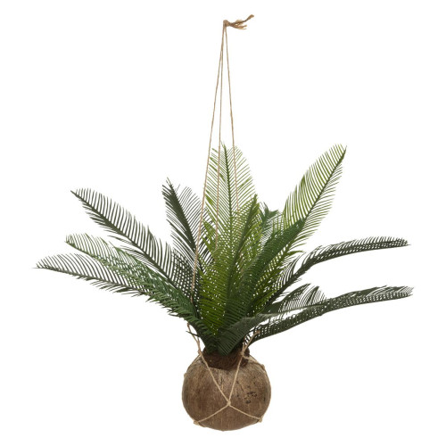 3S. x Home - Palmier Pot de Coco Cuba H 50 - Plante artificielle