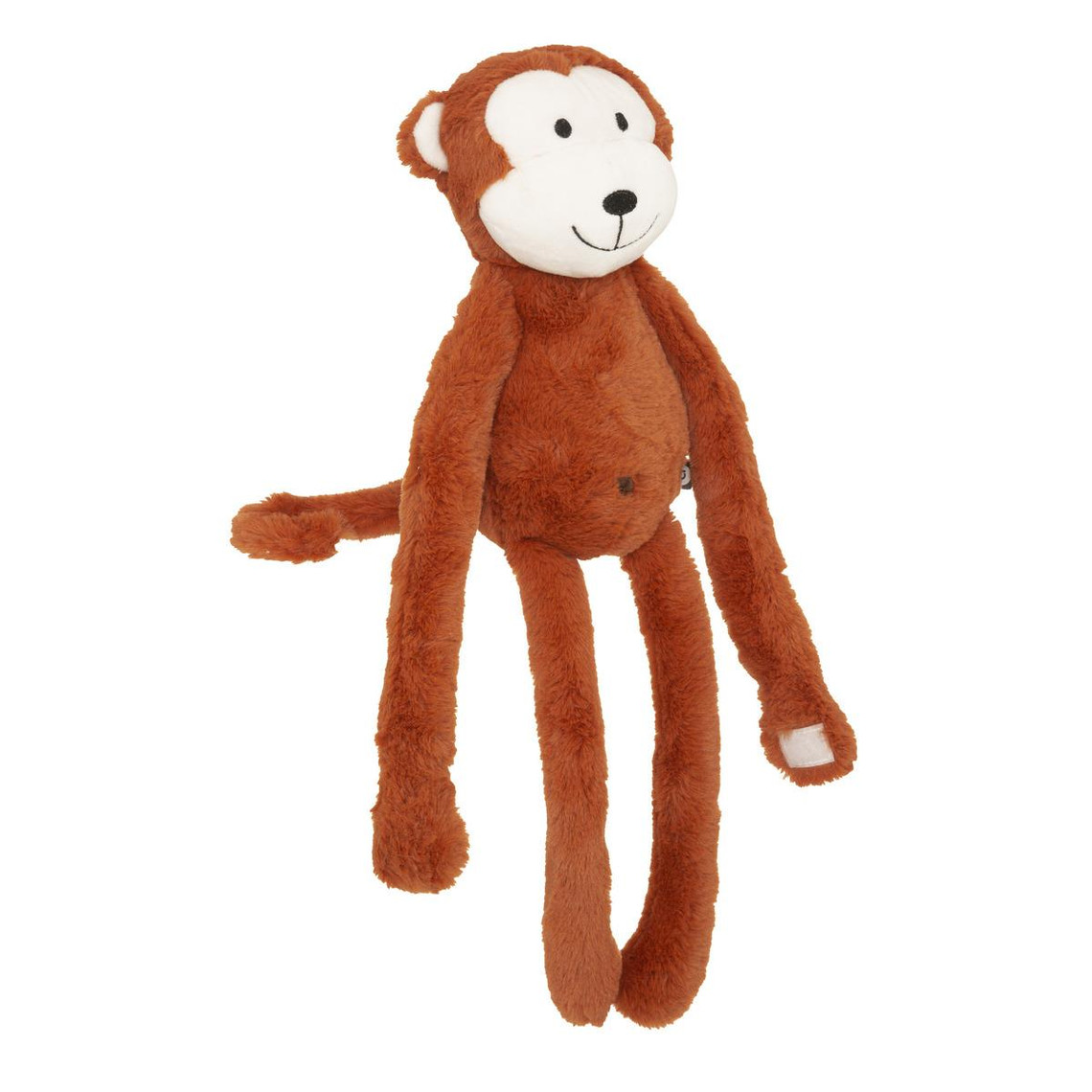 peluche enfant singe, marron, 16x47 cm