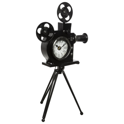 3S. x Home - Pendule à Poser Caméra Flower - Horloges Design