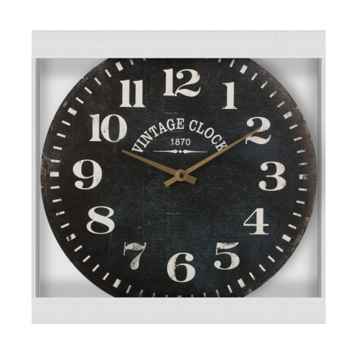3S. x Home - Pendule en panneau de bois MDF D38cm - Horloges Design