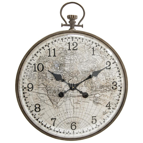 3S. x Home - Pendule Métal Vitre Bombe - Horloges Design