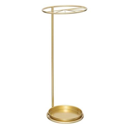 3S. x Home - Porte parapluie en métal doré - Panier Et Boîte Design