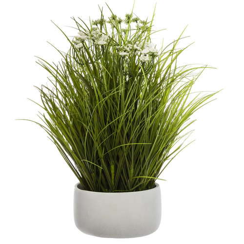 3S. x Home - Pot Herbes Folles - Plante artificielle