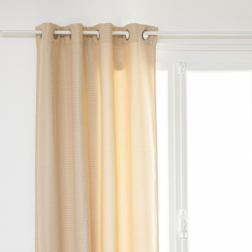 3S. x Home - Rideau occultant "Malo", beige, 140x260 cm - Stores
