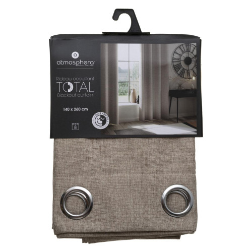 3S. x Home - Rideau Occultant Total Lin 140 x 260 - Stores