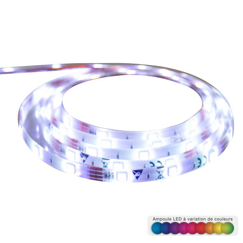 3S. x Home - Ruban LED multicolor + télécommande 5M - Décoration lumineuse
