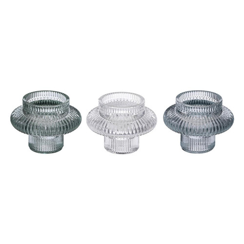 3S. x Home - Set de 3 chandeliers en verre - La Déco Design