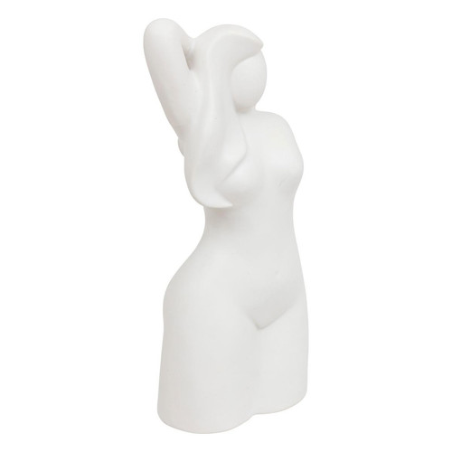 Statue Femme Céramique Sol H28 Blanc Blanc 3S. x Home Meuble & Déco