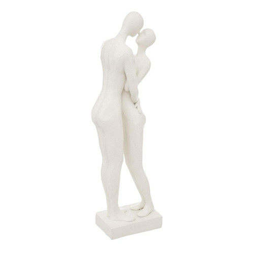 3S. x Home - Statuette "Couple", résine, blanc, H33 cm - La Déco Design