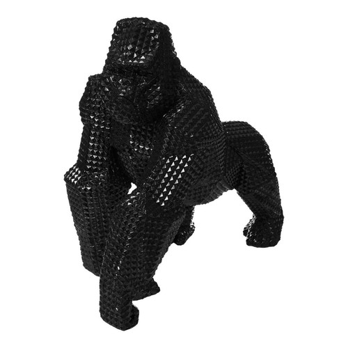 3S. x Home - Statuette "Gorille", résine, noir, H40 cm - Meuble Et Déco Design