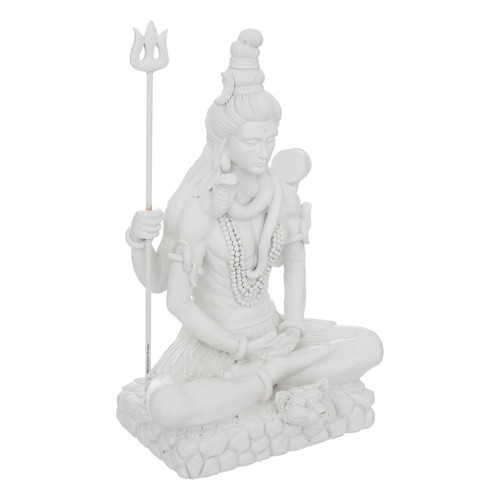 3S. x Home - Statuette shiva en résine blanche - Statue Et Figurine Design
