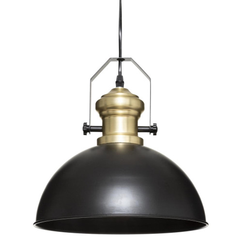 3S. x Home - Suspension Métal Flower Noir D 30,5 cm - Lampes et luminaires Design