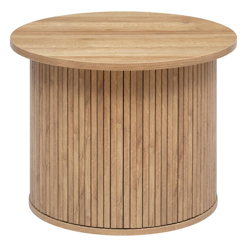 3S. x Home - Table à café "Colva" en placage effet bois - Table Basse Design