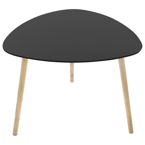 3S. x Home - Table à café Mileo noir - Table Basse Design